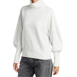 AGOLDE Ribbed Turtleneck White Size XS